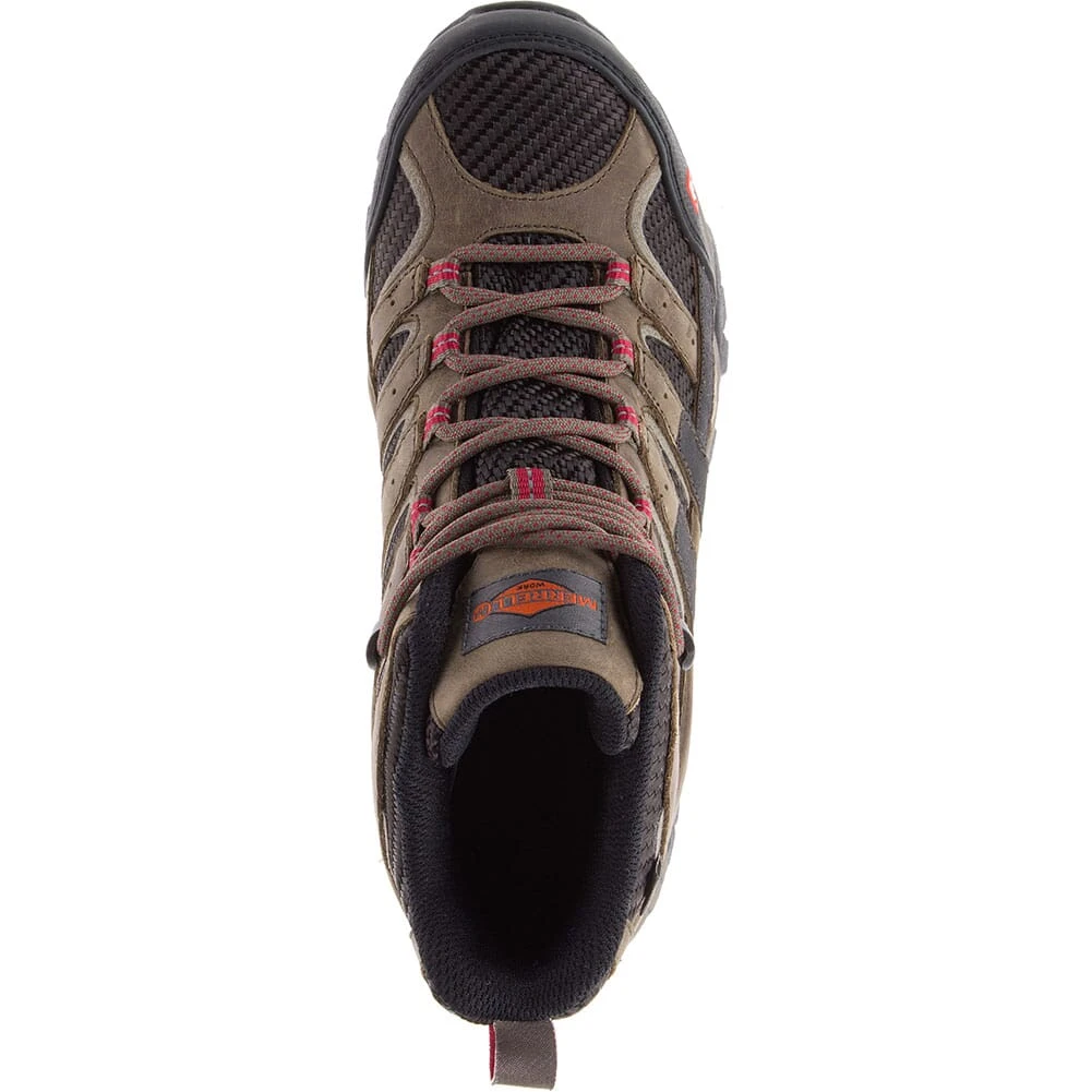 Merrell Women's Moab 2 Vent Mid WP Safety Shoes - Boulder 7 Merrell Women's Moab 2 Vent Mid WP Safety Shoes - Boulder - Image 5