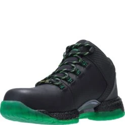 Footrests By Hytest Men's 2.0 Xergy Trainer Safety Shoes - Black/Green