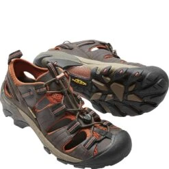 KEEN Men's Arroyo II Casual Sandals - Black Olive/Bombay Brown -Fashion Shoes Store KE1008419 2