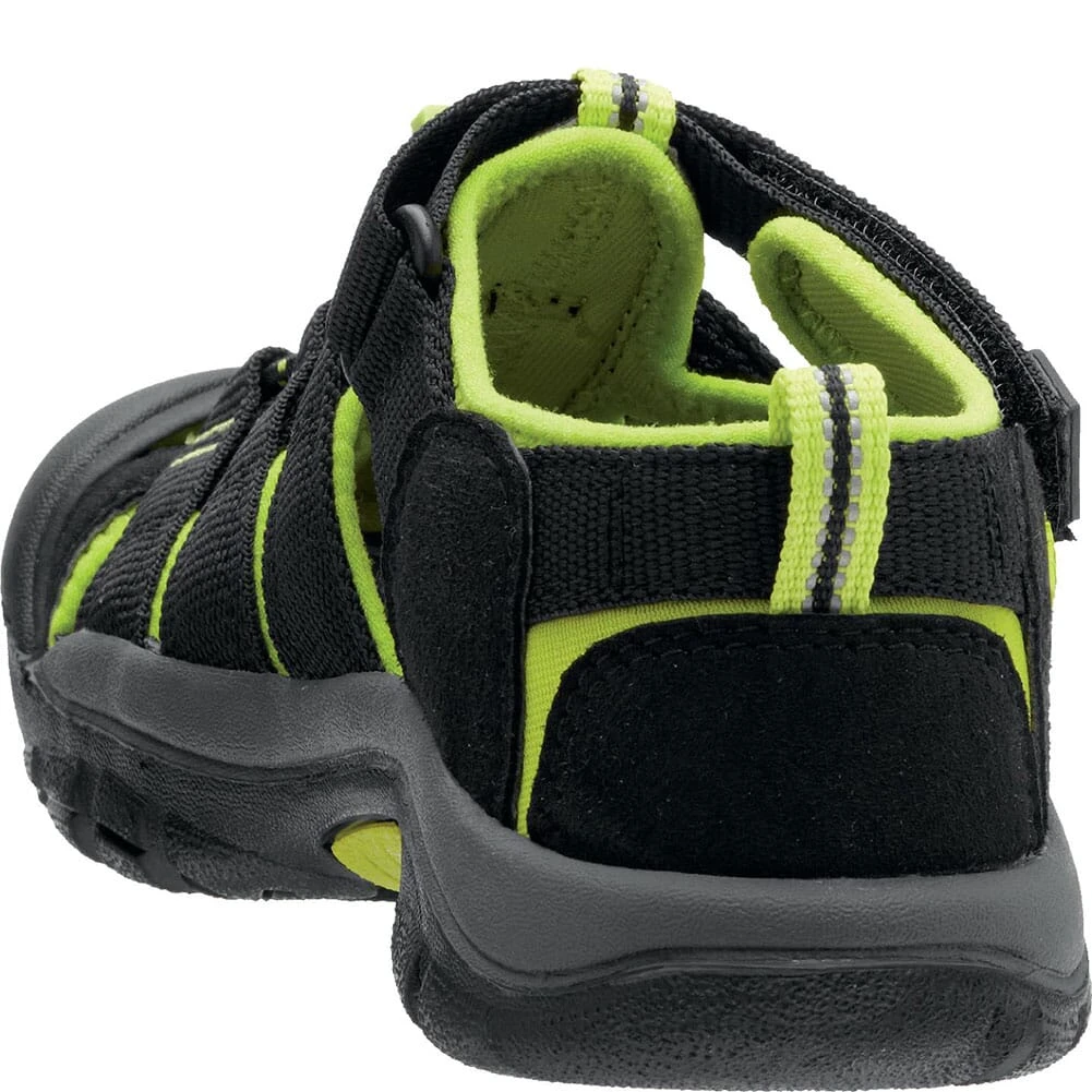 KEEN Little Kid's Newport H2 Sandals - Black/Lime Green 6 KEEN Little Kid's Newport H2 Sandals - Black/Lime Green - Image 4
