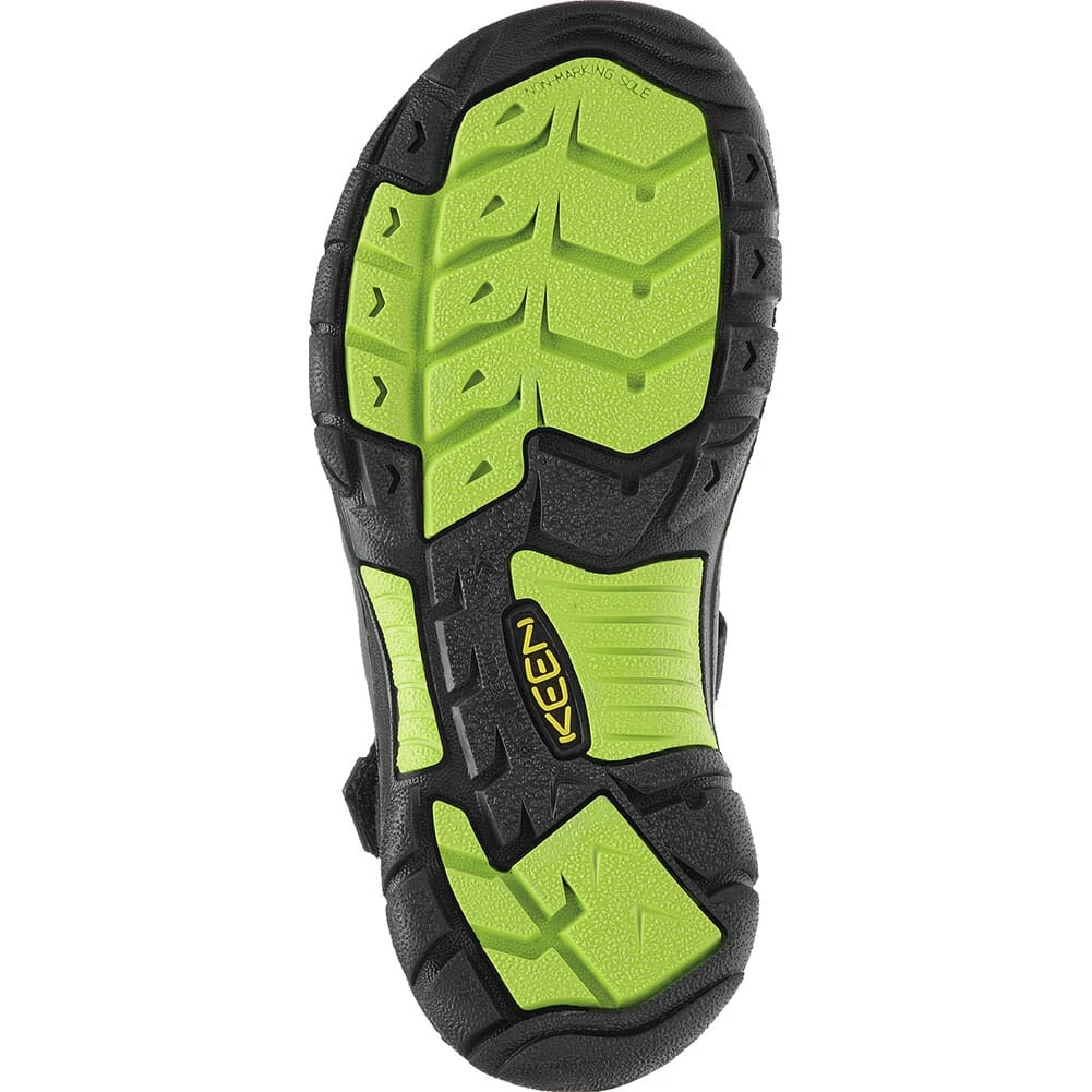 KEEN Little Kid's Newport H2 Sandals - Black/Lime Green 3 KEEN Little Kid's Newport H2 Sandals - Black/Lime Green