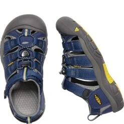 KEEN Big Kids Newport H2 Sandals - Blue Depths/Gargoyle -Fashion Shoes Store KE1009962 5