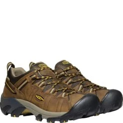 KEEN Men's Targhee II Wide Hiking Shoes - Cascade Brown/Yellow -Fashion Shoes Store KE1015704 2
