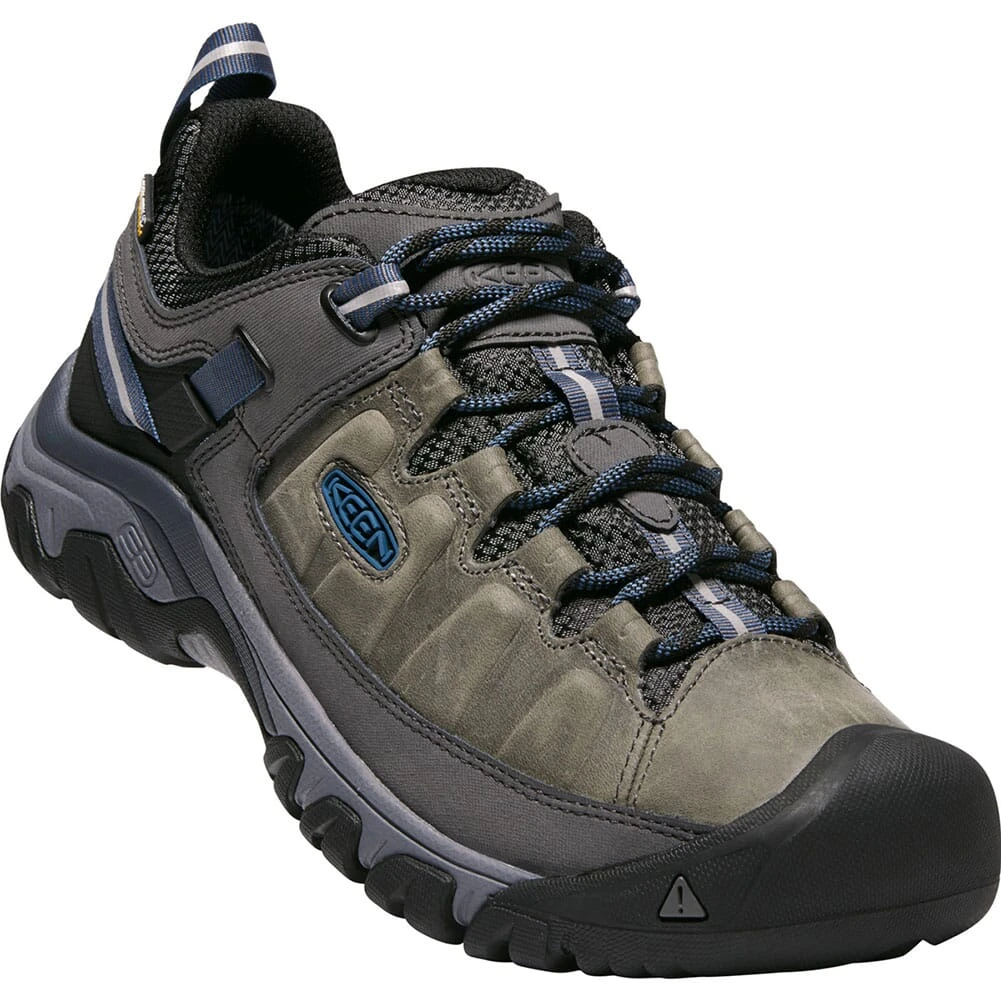 Keen Men's Targhee III WP Hiking Shoes - Steel Grey/Blue 3 Keen Men's Targhee III WP Hiking Shoes - Steel Grey/Blue