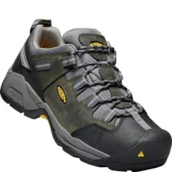 KEEN Utility Men's Detroit XT ESD Work Shoes - Magnet/Steel Grey -Fashion Shoes Store KE1020034 3