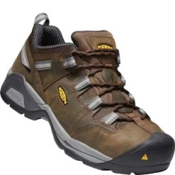 KEEN Men's Detroit XT ESD Safety Shoes - Cascade Brown/Gargoyle -Fashion Shoes Store KE1020035 2
