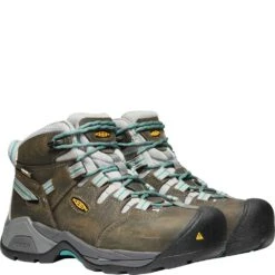 KEEN Utility Women's Detroit XT Safety Shoes - Gargoyle/Lake Blue -Fashion Shoes Store KE1020090 2