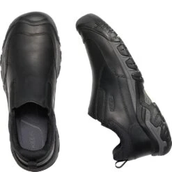 KEEN Men's Targhee III Slip Ons - Black/Magnet -Fashion Shoes Store KE1022657 2