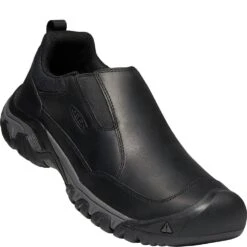 KEEN Men's Targhee III Slip Ons - Black/Magnet -Fashion Shoes Store KE1022657 3