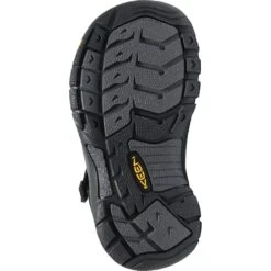 KEEN Kid's Newport H2 Sandals - Black/Keen Yellow