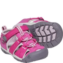 KEEN Kid's Seacamp II CNX Casual Shoes - Very Berry/Dawn Pink -Fashion Shoes Store KE1022940 2