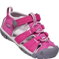 KEEN Kid's Seacamp II CNX Casual Shoes - Very Berry/Dawn Pink -Fashion Shoes Store KE1022940 4