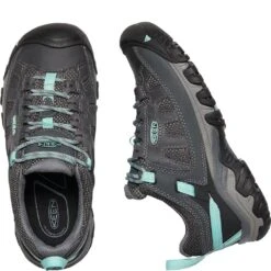 KEEN Women's Targhee Vent Hiking Shoes - Steel Grey/Ocean Wave 8 KEEN Women's Targhee Vent Hiking Shoes - Steel Grey/Ocean Wave -Fashion Shoes Store KE1023033 2