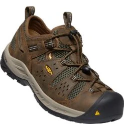 KEEN Utility Men's Atlanta Cool II ESD Work Shoes - Cascade Brown/Forest -Fashion Shoes Store KE1023218 6