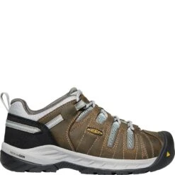 KEEN Utility Women's Flint II Safety Shoes - Cascade Brown/Surf Spray -Fashion Shoes Store KE1023233 2