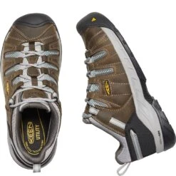 KEEN Utility Women's Flint II Safety Shoes - Cascade Brown/Surf Spray -Fashion Shoes Store KE1023233 4