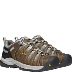 KEEN Utility Women's Flint II Safety Shoes - Cascade Brown/Surf Spray -Fashion Shoes Store KE1023233 5
