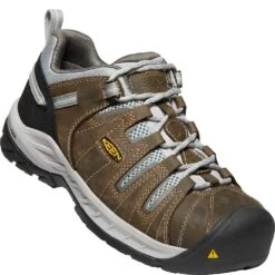 KEEN Utility Women's Flint II Safety Shoes - Cascade Brown/Surf Spray -Fashion Shoes Store KE1023233 6