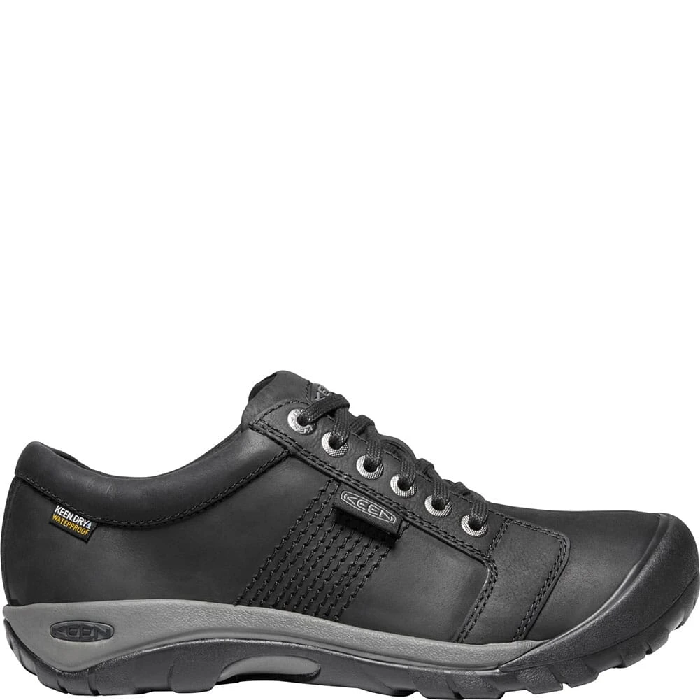 KEEN Men's Austin WP Casual Shoes - Black 4 KEEN Men's Austin WP Casual Shoes - Black - Image 2
