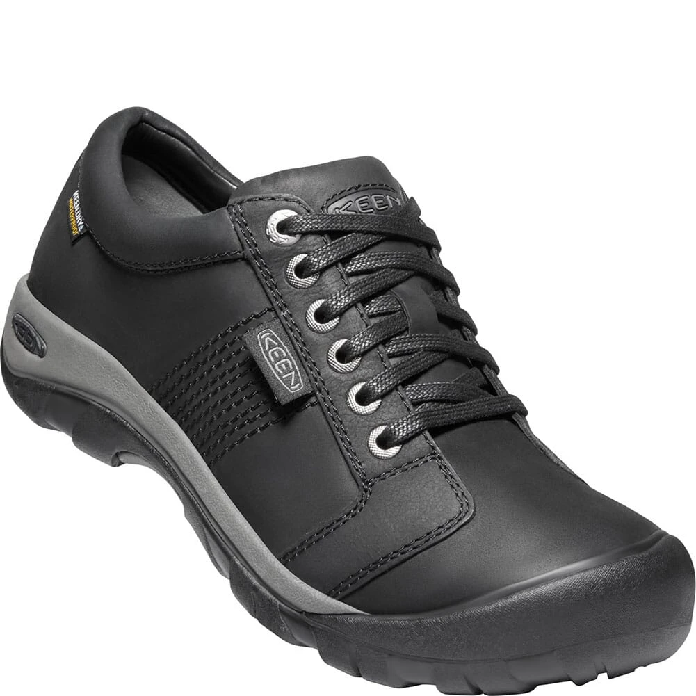 KEEN Men's Austin WP Casual Shoes - Black 5 KEEN Men's Austin WP Casual Shoes - Black - Image 3