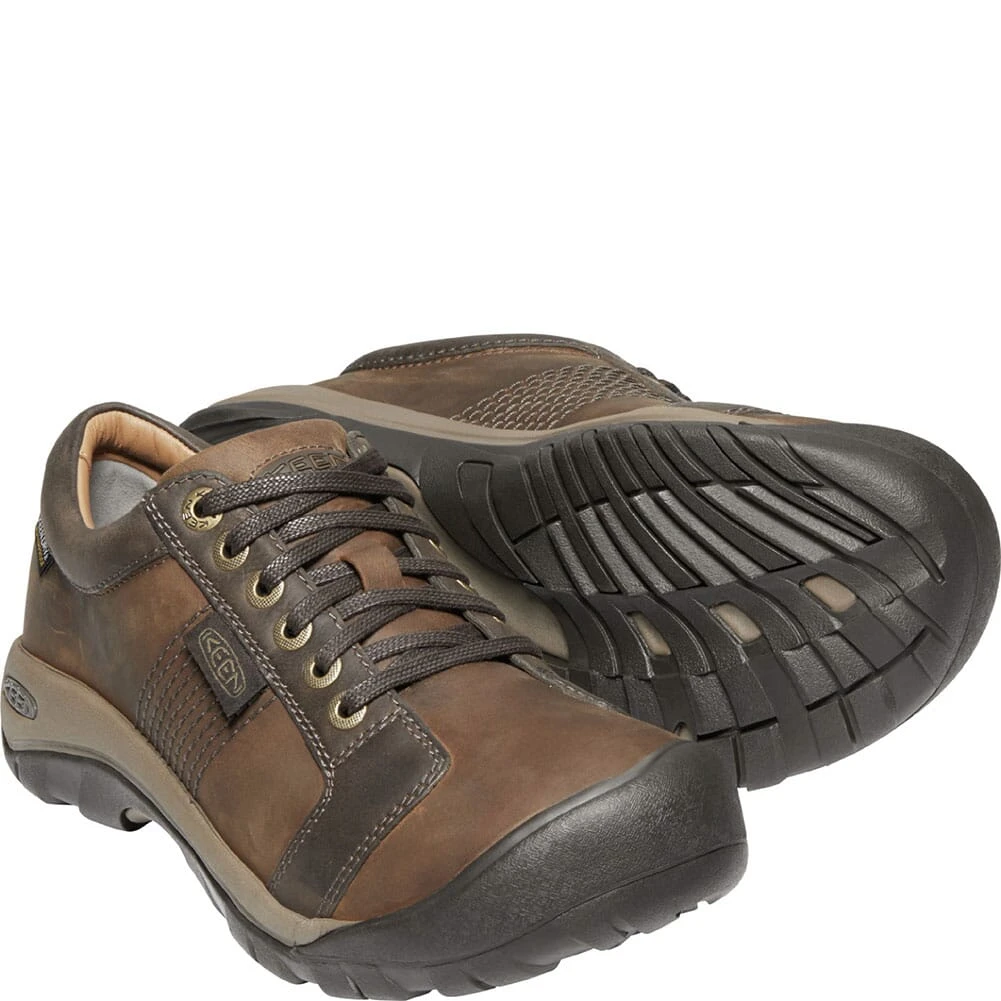 KEEN Men's Austin WP Casual Shoes - Chocolate Brown 4 KEEN Men's Austin WP Casual Shoes - Chocolate Brown - Image 2