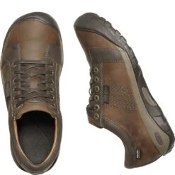 KEEN Men's Austin WP Casual Shoes - Chocolate Brown 8 KEEN Men's Austin WP Casual Shoes - Chocolate Brown -Fashion Shoes Store KE1024273 2