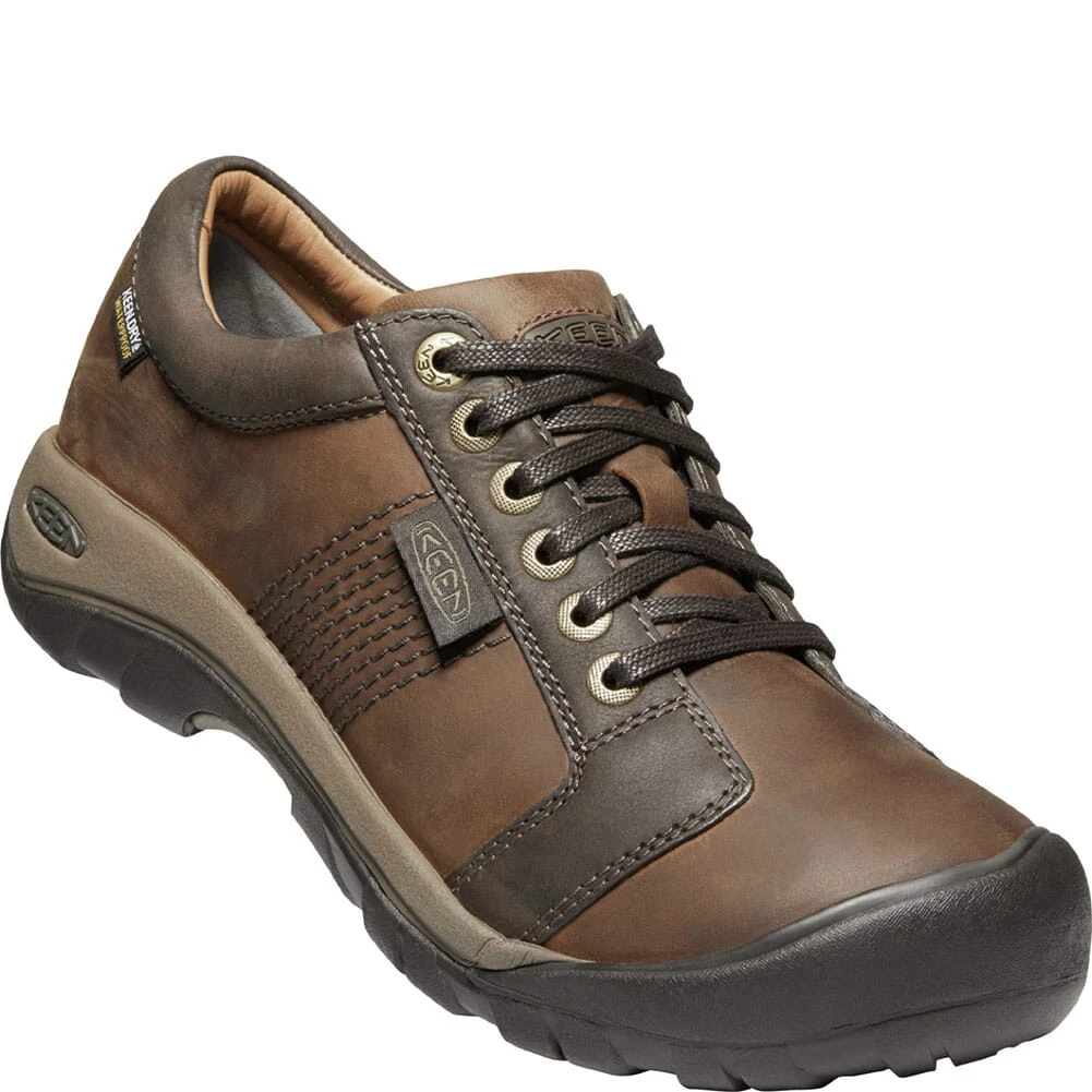 KEEN Men's Austin WP Casual Shoes - Chocolate Brown 6 KEEN Men's Austin WP Casual Shoes - Chocolate Brown - Image 4