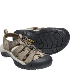 Keen Men's Newport H2 Sandals - Brindle/Canteen 9 Keen Men's Newport H2 Sandals - Brindle/Canteen -Fashion Shoes Store KE1024631 2