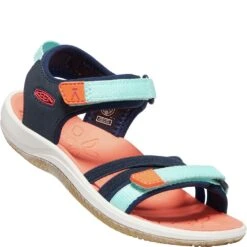 KEEN Little Kids' Verano Sandals - Black Iris/Blue Tint -Fashion Shoes Store KE1024824 5