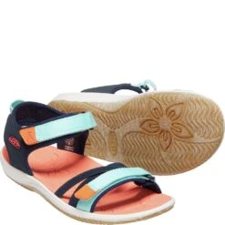 KEEN Big Kids' Verano Sandals - Black Iris/Blue Tint 9 KEEN Big Kids' Verano Sandals - Black Iris/Blue Tint -Fashion Shoes Store KE1024830 2