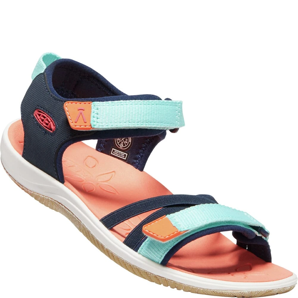 KEEN Big Kids' Verano Sandals - Black Iris/Blue Tint 7 KEEN Big Kids' Verano Sandals - Black Iris/Blue Tint - Image 5