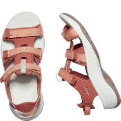 KEEN Women's Astoria West Open Toe Sandals - Redwood/Pheasant -Fashion Shoes Store KE1024869 2