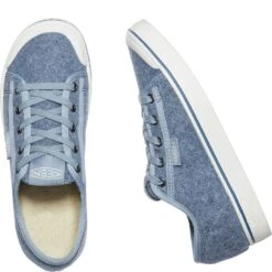 KEEN Women's Elsa Lite Felt Sneakers - Blue Felt/Vapor -Fashion Shoes Store KE1025423 2