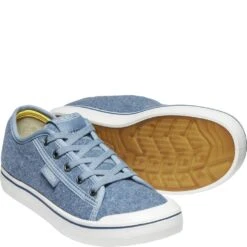 KEEN Women's Elsa Lite Felt Sneakers - Blue Felt/Vapor -Fashion Shoes Store KE1025423 3