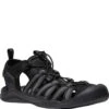 KEEN Men's Drift Creek H2 Sandals - Black/Black -Fashion Shoes Store KE1026122