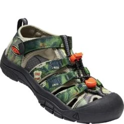 KEEN Youth Newport H2 Sandals - New Aco Map -Fashion Shoes Store KE1026282 2