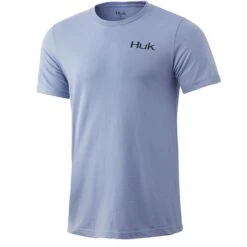 HUK Men's Americana Vintage Sunset Tee - Dusk Blue Heather (Instore Only)