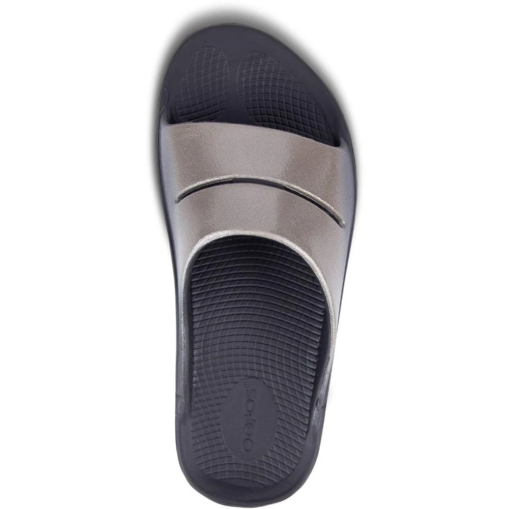 OOFOS Women's OOAHH Luxe Slide - Latte 7 OOFOS Women's OOAHH Luxe Slide - Latte - Image 5