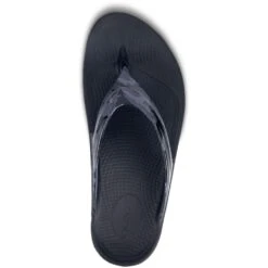 OOFOS Women's OOlala Limited Sandals - Black/Grey Camo -Fashion Shoes Store OF1403 BLKGYCM 3