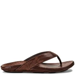 Olukai Men's Kulia Sandals - Dark Wood 7 Olukai Men's Kulia Sandals - Dark Wood -Fashion Shoes Store OK10353 6363 2
