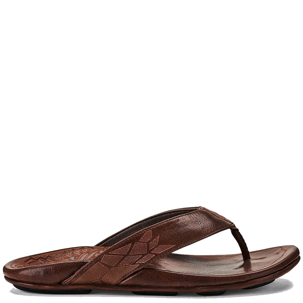 Olukai Men's Kulia Sandals - Dark Wood 5 Olukai Men's Kulia Sandals - Dark Wood - Image 3