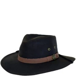 Outback Men's Kodiak Oilskin Western Hat - Brown