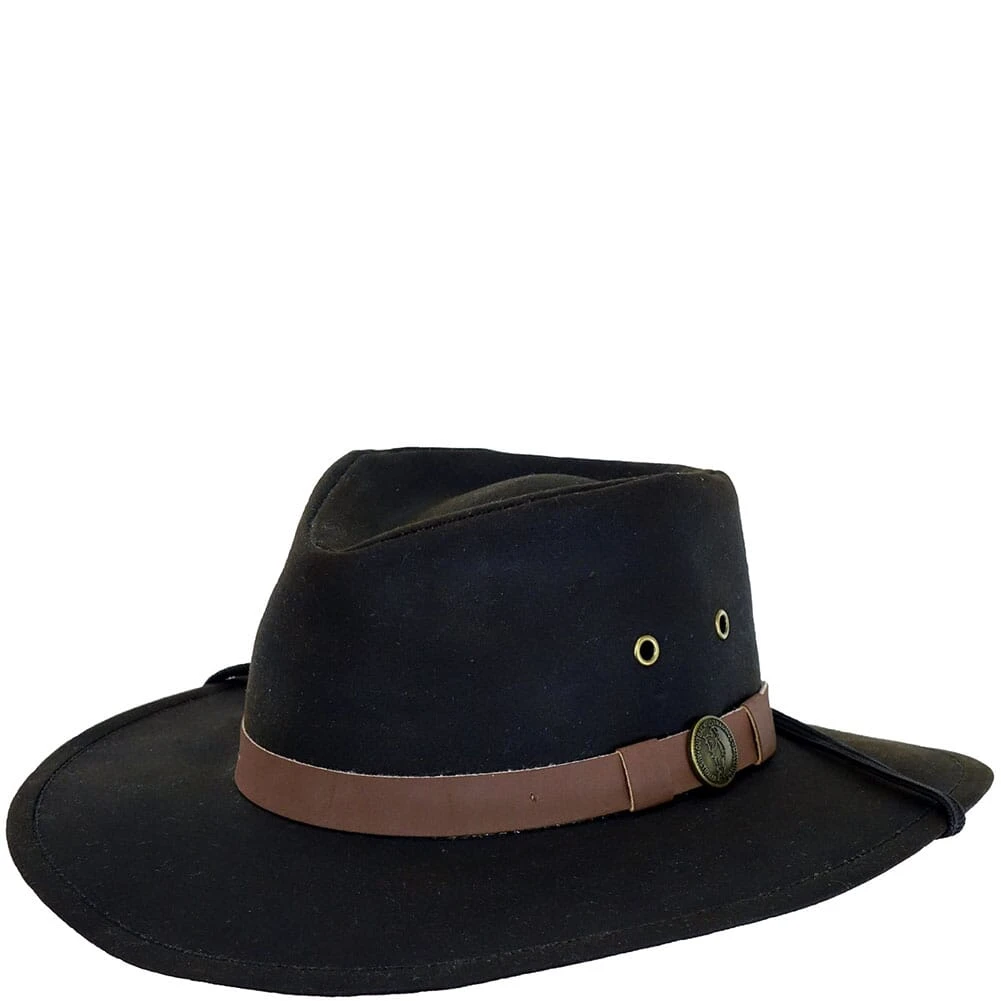 Outback Men's Kodiak Oilskin Western Hat - Brown 3 Outback Men's Kodiak Oilskin Western Hat - Brown