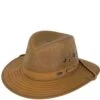 Outback Men's River Guide Oilskin Western Hat - Field Tan -Fashion Shoes Store OU1497 TAN