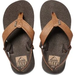 Reef Kid's Little Twinpin III Sandals - Brown -Fashion Shoes Store RF005176 BRO 2