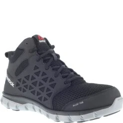 Reebok Men's Sublite Cushion Mid Safety Shoes - Black -Fashion Shoes Store RKRB4141 3
