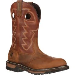 Rocky Men's Branson Saddle Western Ropers - Brown