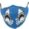 Socksmith Unisex Shark Attack Face Mask - Blue -Fashion Shoes Store SCXFM005S BLU