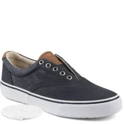 Sperry Men's Striper CVO Sneaker - Navy Salt Washed Twill