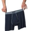 Saxx Men's Platinum Underwear Boxer Briefs - Navy